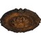 Ekena Millwork Southampton Ceiling Medallion, Hand-Painted Rust, 16 1/2"OD x 2 3/8"P CM16SORUS - alternate 3